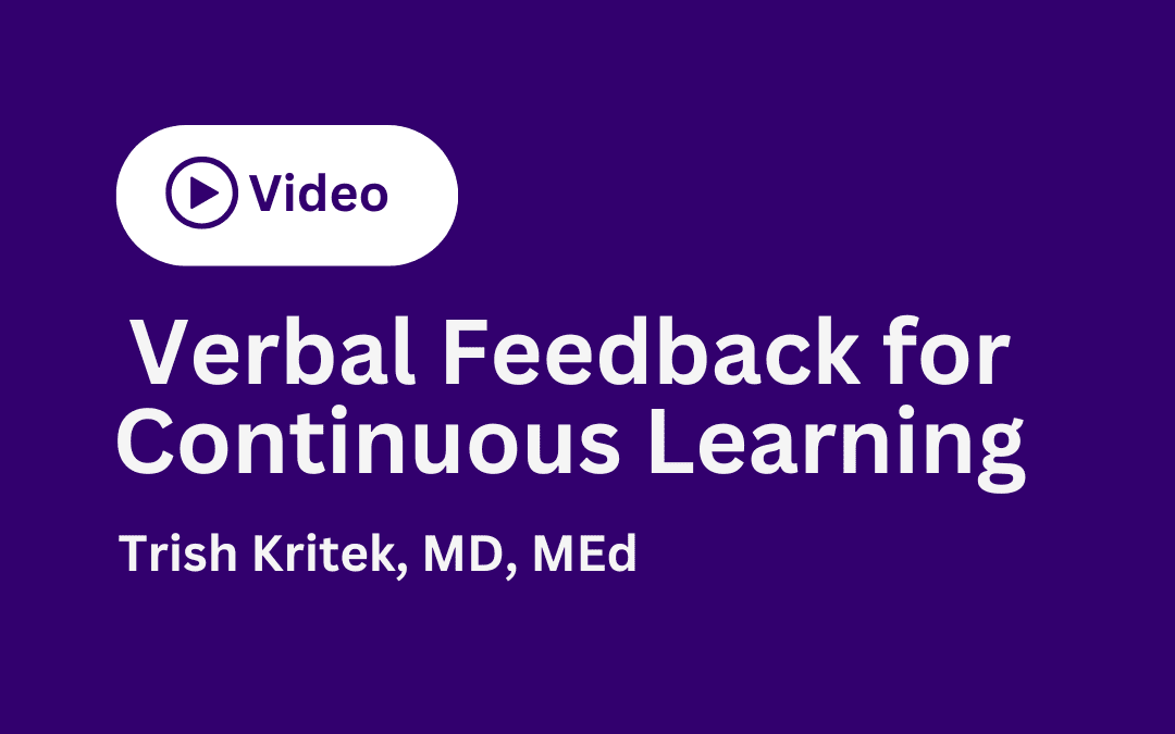 Verbal Feedback for Continuous Learning