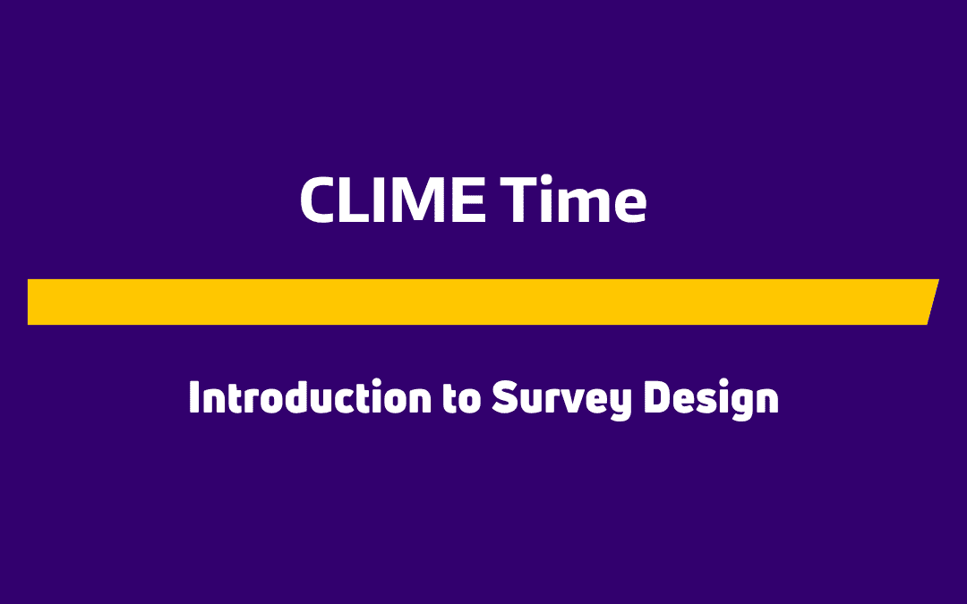 CLIME Time: Theory, Innovation, Methods in Medical Education